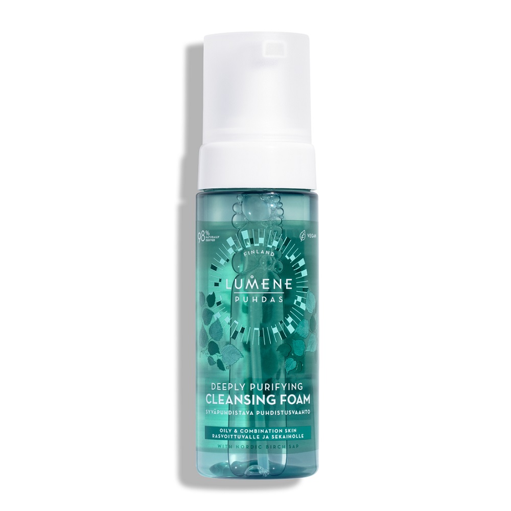 Глубоко очищающая пенка для лица puhdas deeply purifying cleansing foam Lumene, 150 мл
Глубоко очищающая пенка для лица puhdas deeply purifying cleansing foam Lumene, 150 мл