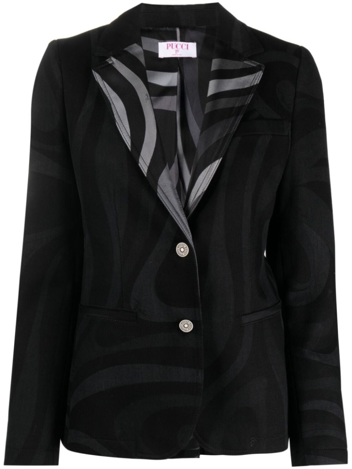 PUCCI Marmo-print single-breasted blazer, черный
PUCCI Marmo-print single-breasted blazer, черный