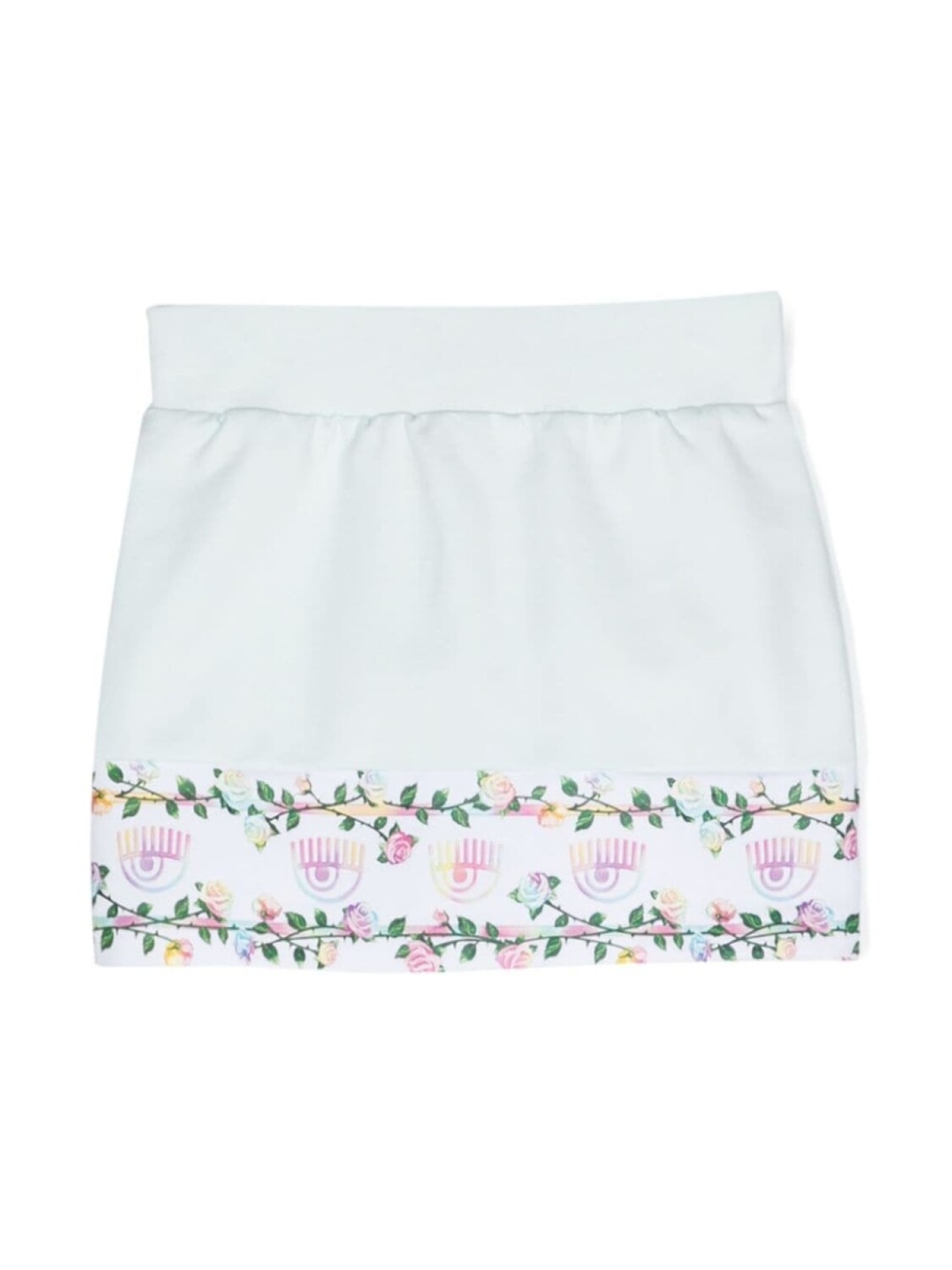 Chiara Ferragni юбка с цветочным принтом и узором Eyelike, синий 
Chiara Ferragni юбка с цветочным принтом и узором Eyelike, синий