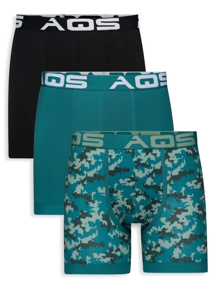 Комплект из трех трусов-боксеров в ассортименте Aqs, цвет Multi
Комплект из трех трусов-боксеров в ассортименте Aqs, цвет Multi