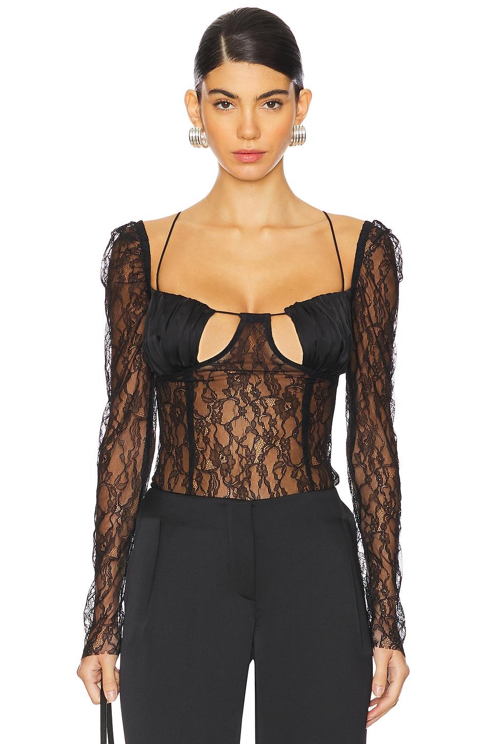 Кружевной топ Ceren Ocak, black
Кружевной топ Ceren Ocak, black