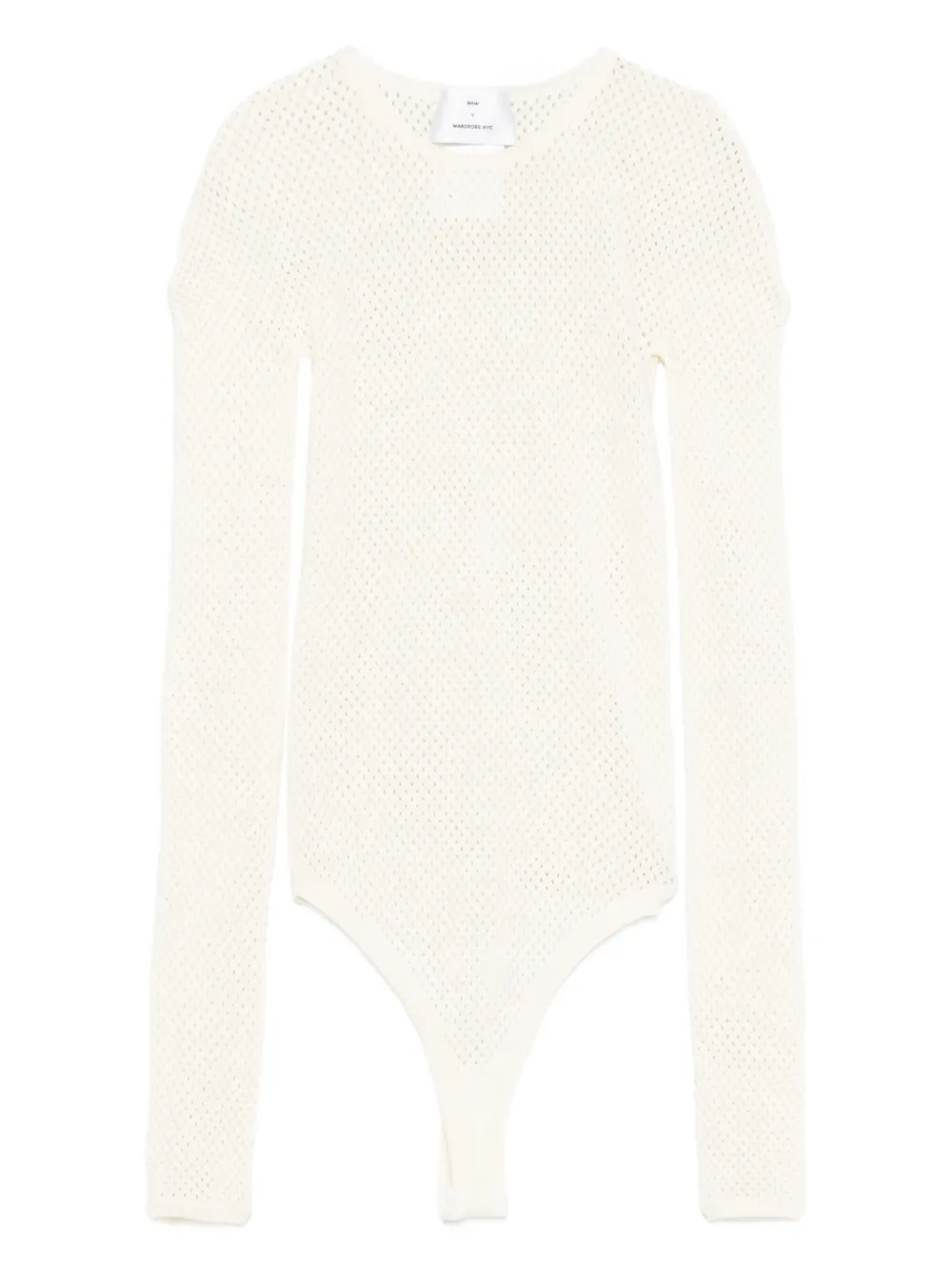 Боди из сетчатой вязки WARDROBE.NYC, белый
Боди из сетчатой вязки WARDROBE.NYC, белый