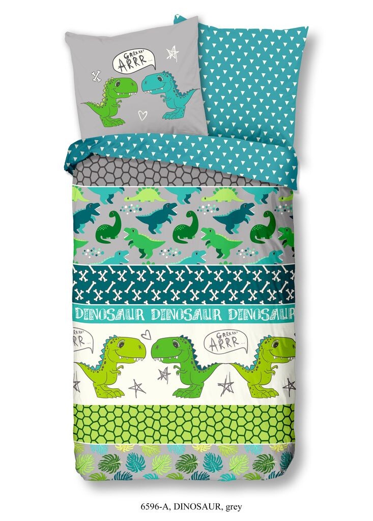 Детское постельное белье Good Morning с динозаврами - 135х200 см - 100% хлопок Muller Textil, мультиколор
Детское постельное белье Good Morning с динозаврами - 135х200 см - 100% хлопок Muller Textil, мультиколор