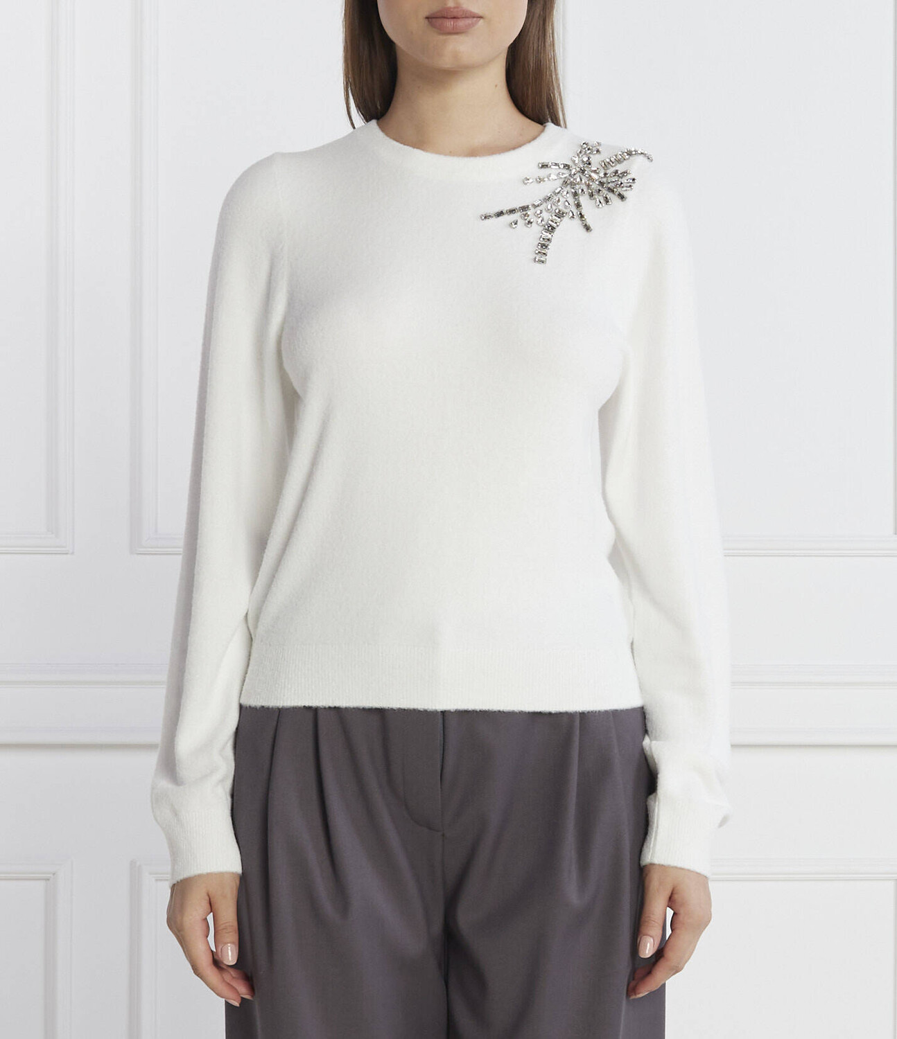 Свитер Liu Jo Regular Fit, белый
Свитер Liu Jo Regular Fit, белый