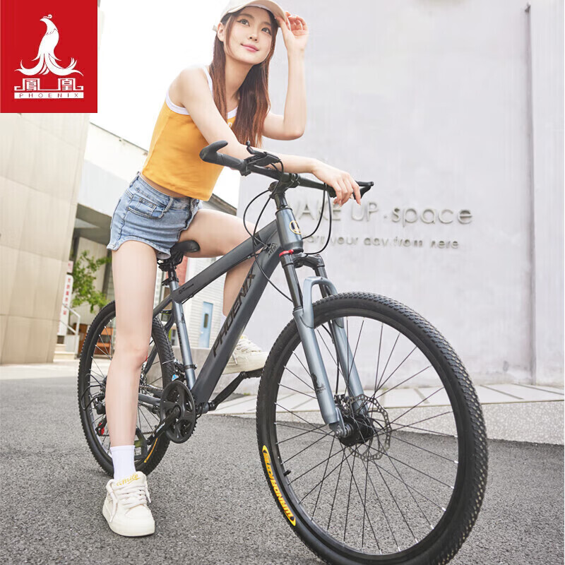 Горный велосипед Phoenix 26 дюймов на 24 скорости для взрослых, серебристо-серый
Горный велосипед Phoenix 26 дюймов на 24 скорости для взрослых, серебристо-серый