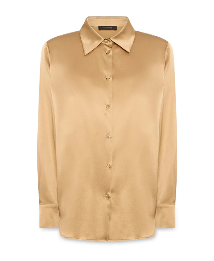 Рубашка из эластичного шелка Elena Mirã², бежевый
Рубашка из эластичного шелка Elena Mirã², бежевый