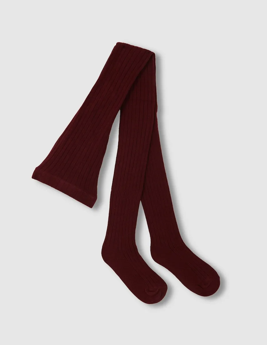 Базовые ребристые детские колготки Gocco, гранатовый
Базовые ребристые детские колготки Gocco, гранатовый