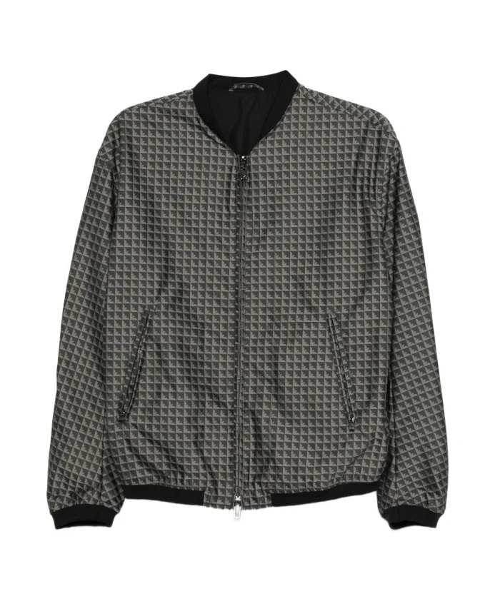 Куртка на молнии с рисунком черного орла Emporio Armani, черный
Куртка на молнии с рисунком черного орла Emporio Armani, черный