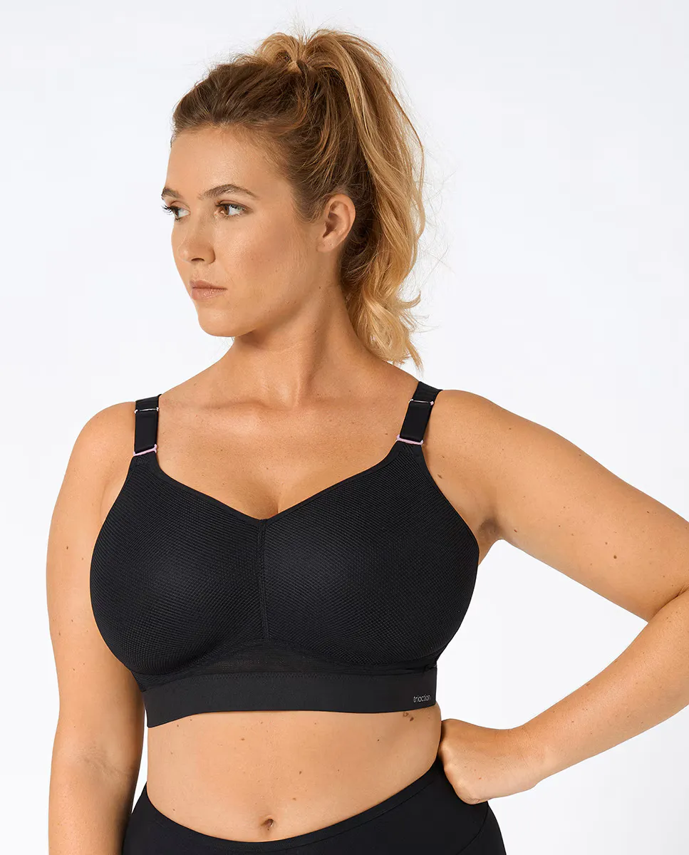 Гибридный гладкий спортивный бюстгальтер Triaction Triumph, чёрный
Гибридный гладкий спортивный бюстгальтер Triaction Triumph, чёрный