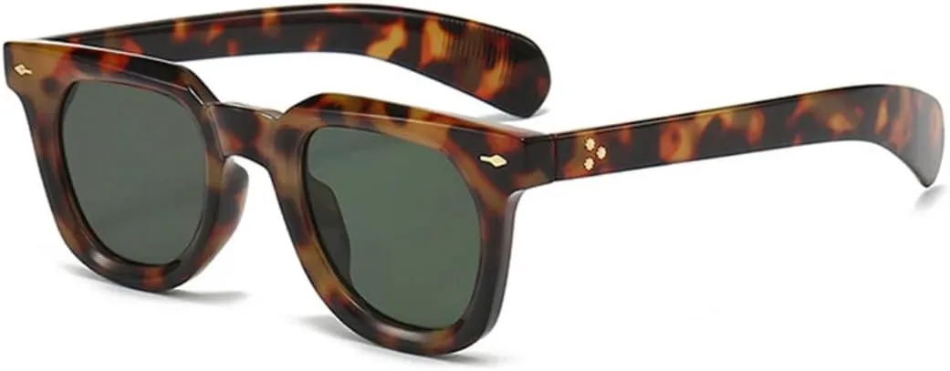 Женские солнцезащитные очки с заклепками в стиле ретро-панк, мужские желто-синие солнцезащитные очки с защитой от УФ-излучения UV400 UUPTTPL, Leopard Dark Green
Женские солнцезащитные очки с заклепками в стиле ретро-панк, мужские желто-синие солнцезащитные очки с защитой от УФ-излучения UV400 UUPTTPL, Leopard Dark Green