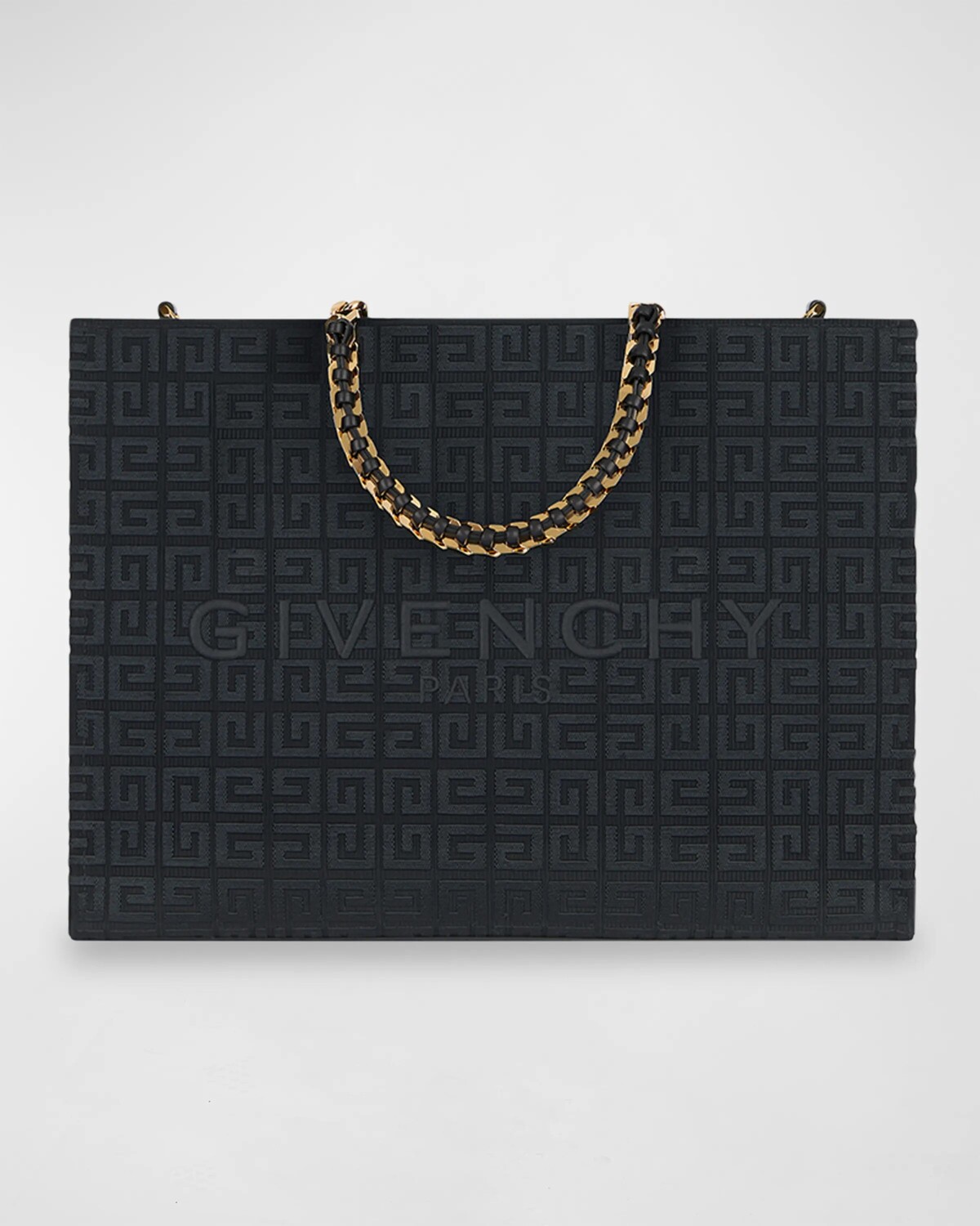 Сумка для покупок G-Tote среднего размера из парусины с логотипом 4G и ручками-цепочками Givenchy, цвет Black
Сумка для покупок G-Tote среднего размера из парусины с логотипом 4G и ручками-цепочками Givenchy, цвет Black