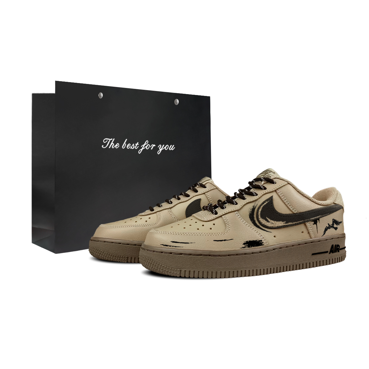 Nike Air Force 1 устойчивые к истиранию низкие скейтборд кроссовки Unisex Wheat
Nike Air Force 1 устойчивые к истиранию низкие скейтборд кроссовки Unisex Wheat