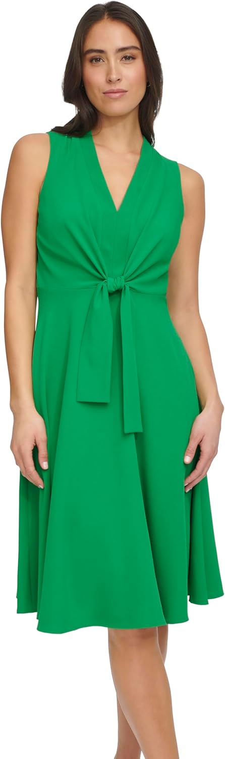 Женское платье миди Tommy Hilfiger без рукавов с V-образным вырезом и завязкой спереди, Jolly Green
Женское платье миди Tommy Hilfiger без рукавов с V-образным вырезом и завязкой спереди, Jolly Green