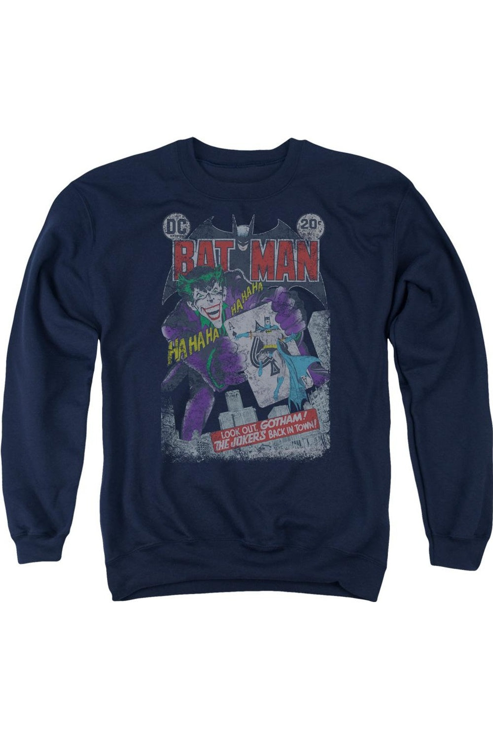 Толстовка Batman #251 с круглым вырезом для взрослых с эффектом потертости Gildan, темно-синий
Толстовка Batman #251 с круглым вырезом для взрослых с эффектом потертости Gildan, темно-синий