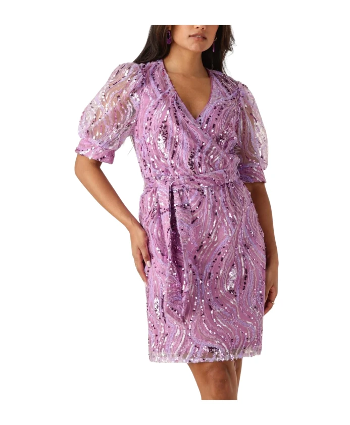 Розовое плотное мини-платье без рукавов Freebird, фиолетовый
Розовое плотное мини-платье без рукавов Freebird, фиолетовый