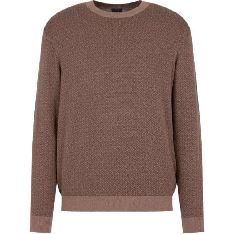 Футболка мужская вязаная коричневая AE FW24 ARMANI EXCHANGE
Футболка мужская вязаная коричневая AE FW24 ARMANI EXCHANGE