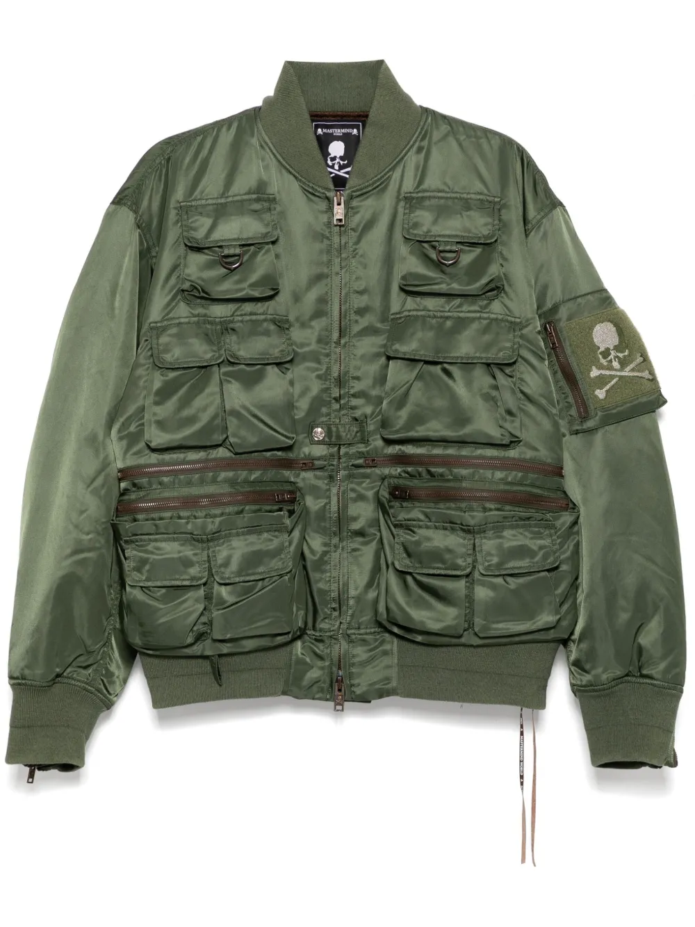 Бомбер с карманами Mastermind World, зеленый
Бомбер с карманами Mastermind World, зеленый