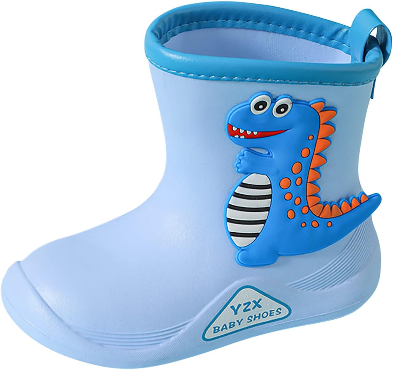 Детские резиновые сапоги для малышей, водонепроницаемые сапоги для детей, мальчиков и девочек, с мультяшным рисунком динозавра, сапоги для мальчиков Generic, светло-голубой
Детские резиновые сапоги для малышей, водонепроницаемые сапоги для детей, мальчиков и девочек, с мультяшным рисунком динозавра, сапоги для мальчиков Generic, светло-голубой