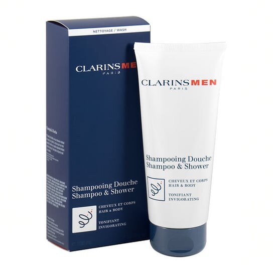 Гель для душа и шампунь 2в1, 200 мл Clarins, Men
Гель для душа и шампунь 2в1, 200 мл Clarins, Men