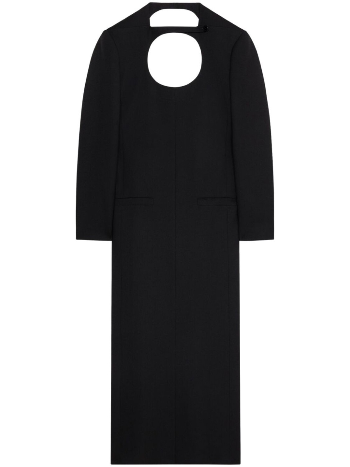 Courrèges платье макси с длинными рукавами и вырезами, черный
Courrèges платье макси с длинными рукавами и вырезами, черный