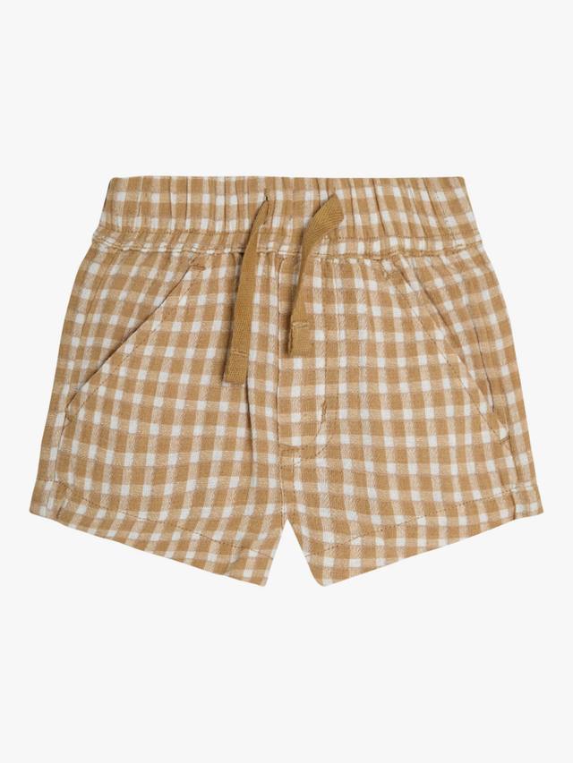 Детские хлопчатобумажные шорты в клетку с текстурой JoJo Maman Bébé, коричневый
Детские хлопчатобумажные шорты в клетку с текстурой JoJo Maman Bébé, коричневый