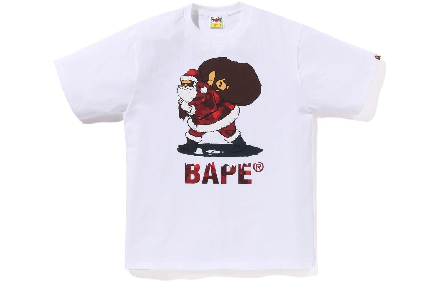 Футболка из рождественской капсульной серии унисекс A Bathing Ape, черный
Футболка из рождественской капсульной серии унисекс A Bathing Ape, черный