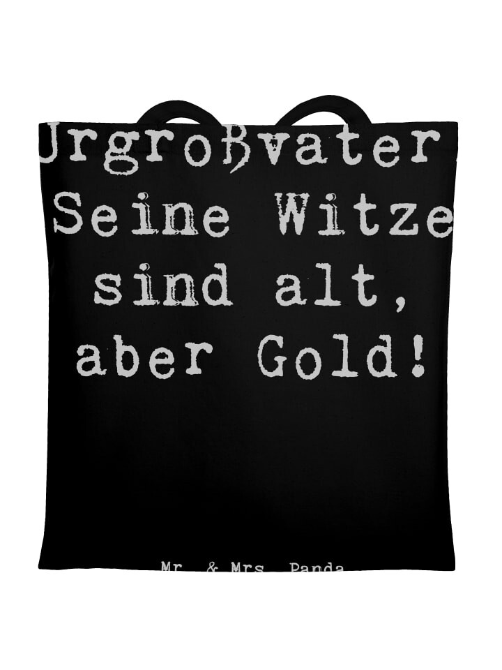 Сумка для переноски Mr & Mrs Panda Urgroßvater Witze, черный
Сумка для переноски Mr & Mrs Panda Urgroßvater Witze, черный
