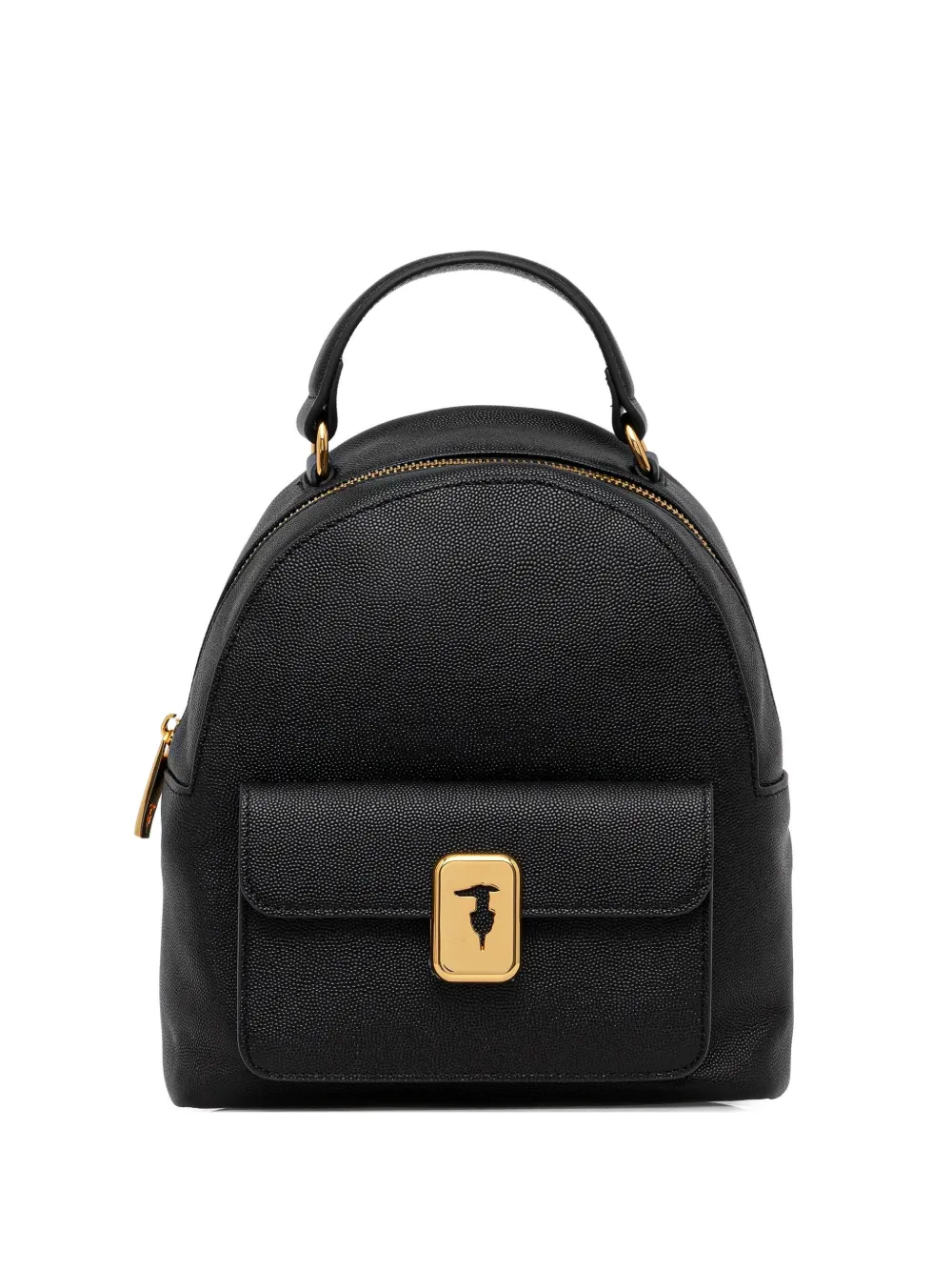 Рюкзак с фирменной табличкой-логотипом Trussardi, черный
Рюкзак с фирменной табличкой-логотипом Trussardi, черный