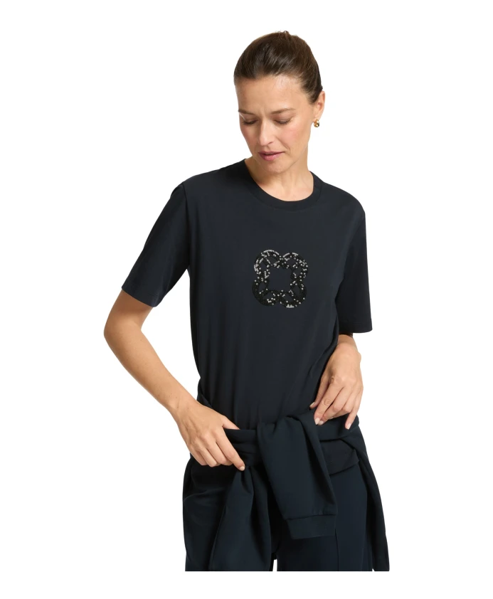 Футболка свободного кроя с вышитой монограммой. Elena Mirã², синий
Футболка свободного кроя с вышитой монограммой. Elena Mirã², синий