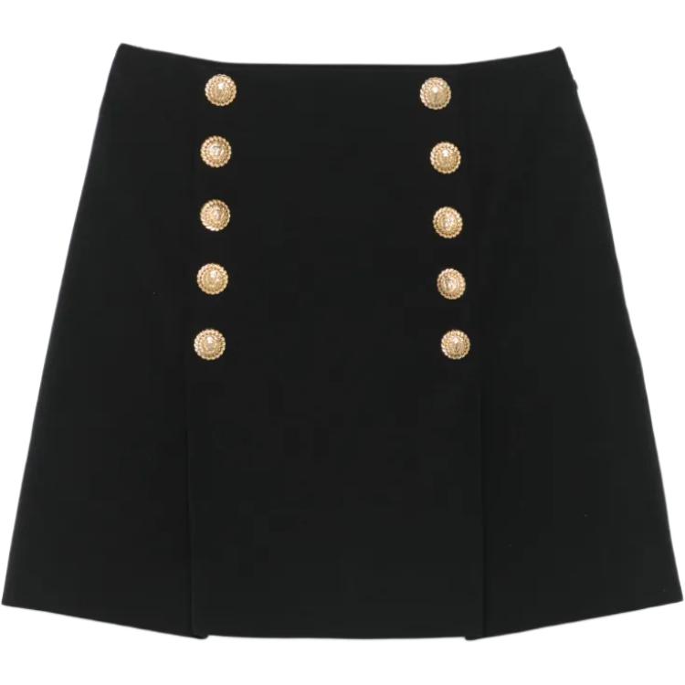 Мини-юбка с декоративными пуговицами BALMAIN, черный
Мини-юбка с декоративными пуговицами BALMAIN, черный