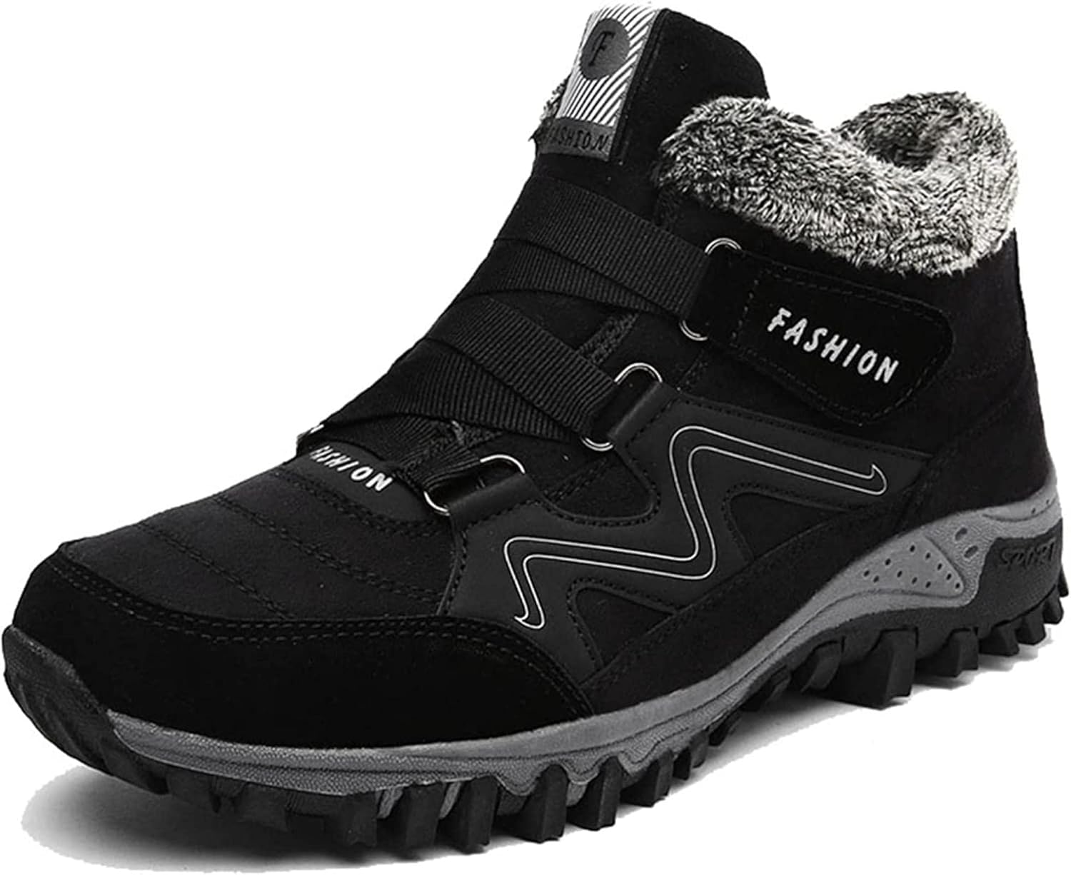 Зимние снежные ботинки Yiozoi для мужчин, лыжные прогулочные ботинки, с круглым носком, высокие, легкие, износостойкие, теплые с плюшевой подкладкой, ботинки, черный
Зимние снежные ботинки Yiozoi для мужчин, лыжные прогулочные ботинки, с круглым носком, высокие, легкие, износостойкие, теплые с плюшевой подкладкой, ботинки, черный