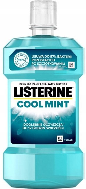 LISTERINE Освежающий ополаскиватель для полости рта с мятой 500 мл Inna marka
LISTERINE Освежающий ополаскиватель для полости рта с мятой 500 мл Inna marka