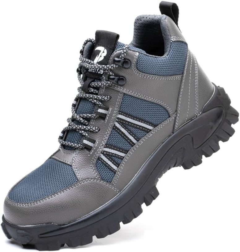 Мужские защитные ботинки KYOESCAI с стальным носком, легкие и дышащие, для промышленного строительства, противоскользящие и прочные походные кроссовки, серый
Мужские защитные ботинки KYOESCAI с стальным носком, легкие и дышащие, для промышленного строительства, противоскользящие и прочные походные кроссовки, серый