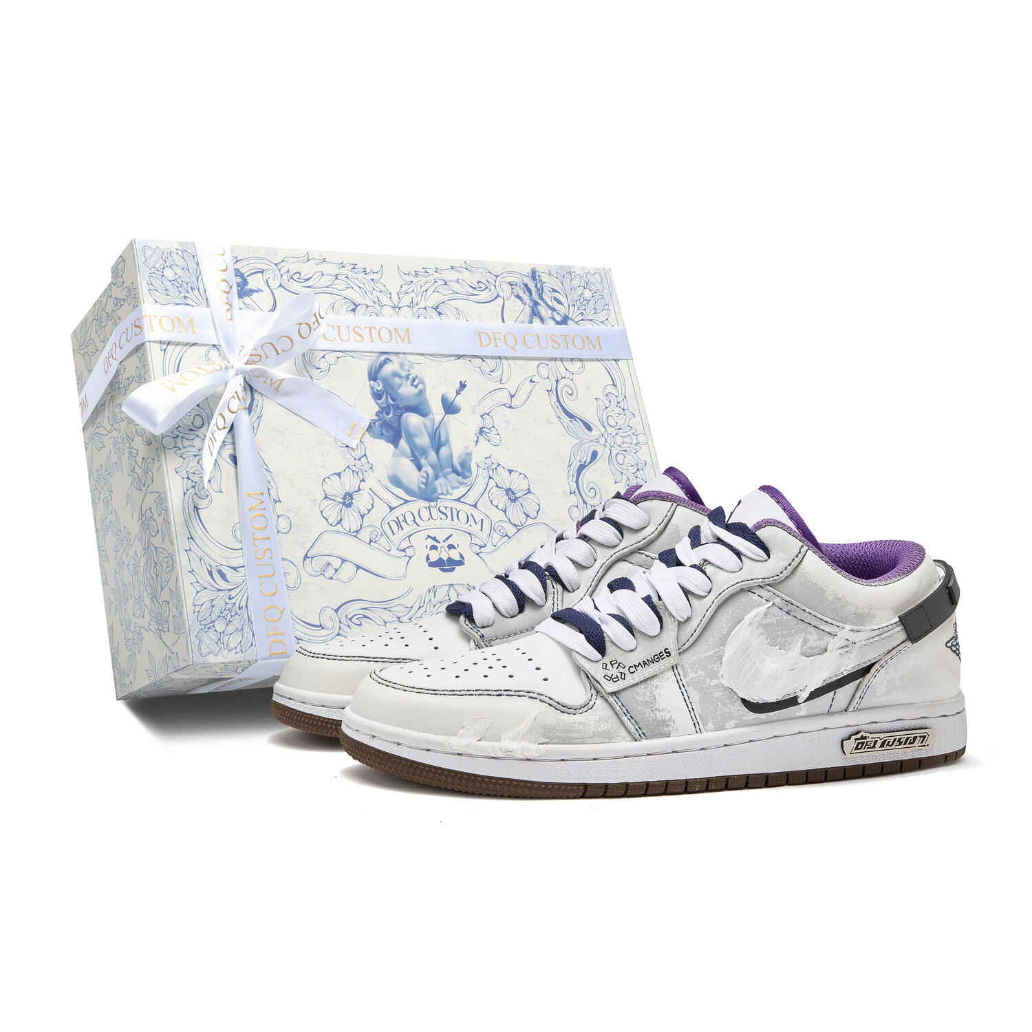 Кроссовки Air Jordan 1 Vintage Basketball Shoes Women's Low-top Grey/white, серый/белый
Кроссовки Air Jordan 1 Vintage Basketball Shoes Women's Low-top Grey/white, серый/белый