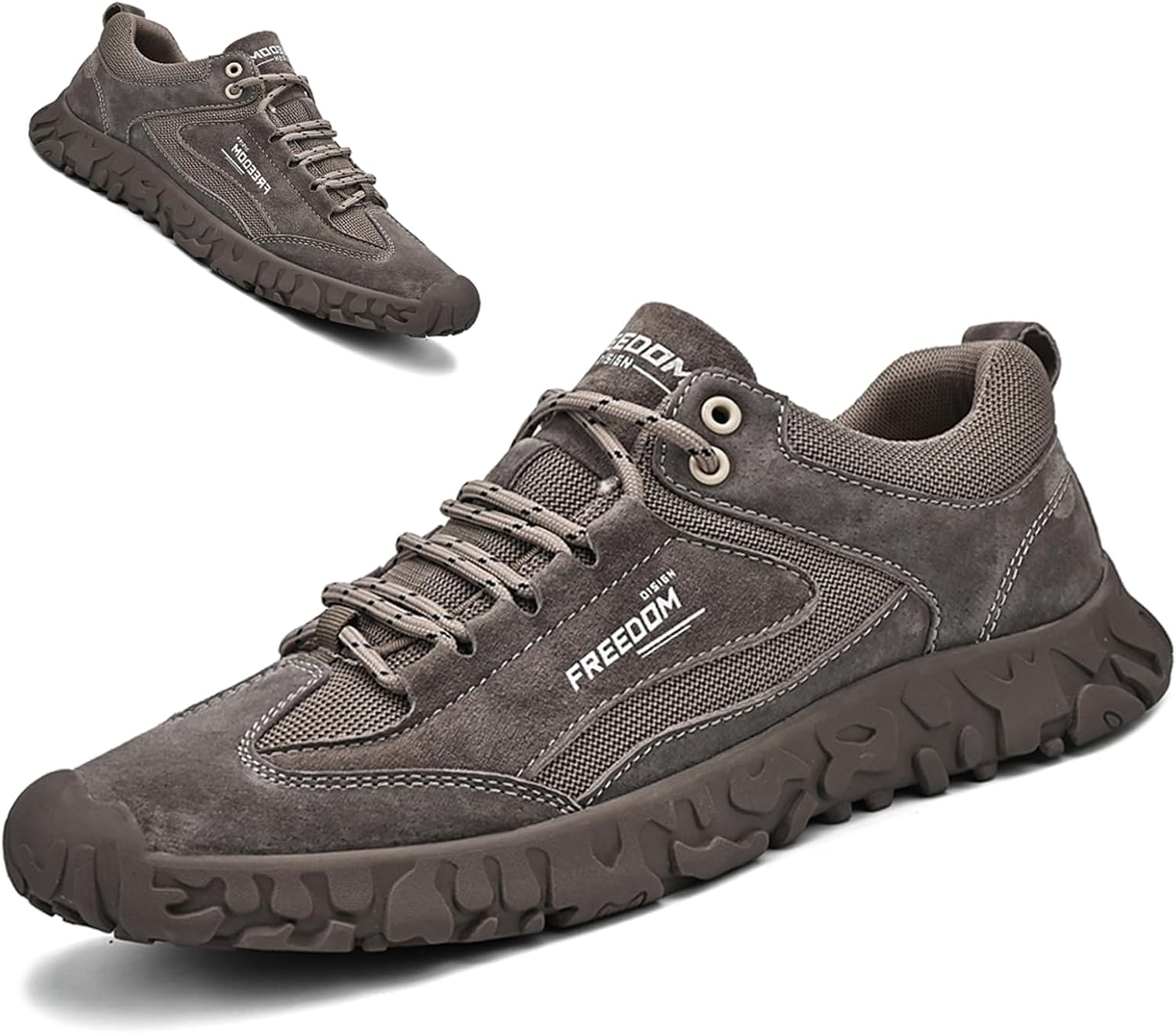 Мужские классические низкие замшевые кроссовки с шнурками для улицы, летние дышащие сетчатые, нескользящие, легкие повседневные обувь без застежки для спорта, походов и прогулок Optigard, коричневый
Мужские классические низкие замшевые кроссовки с шнурками для улицы, летние дышащие сетчатые, нескользящие, легкие повседневные обувь без застежки для спорта, походов и прогулок Optigard, коричневый