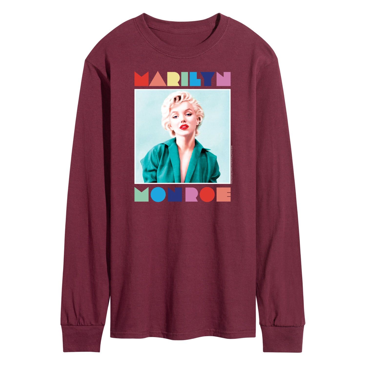 Мужская футболка с изображением Мэрилин Монро в стиле поп-фото Licensed Character 
Мужская футболка с изображением Мэрилин Монро в стиле поп-фото Licensed Character