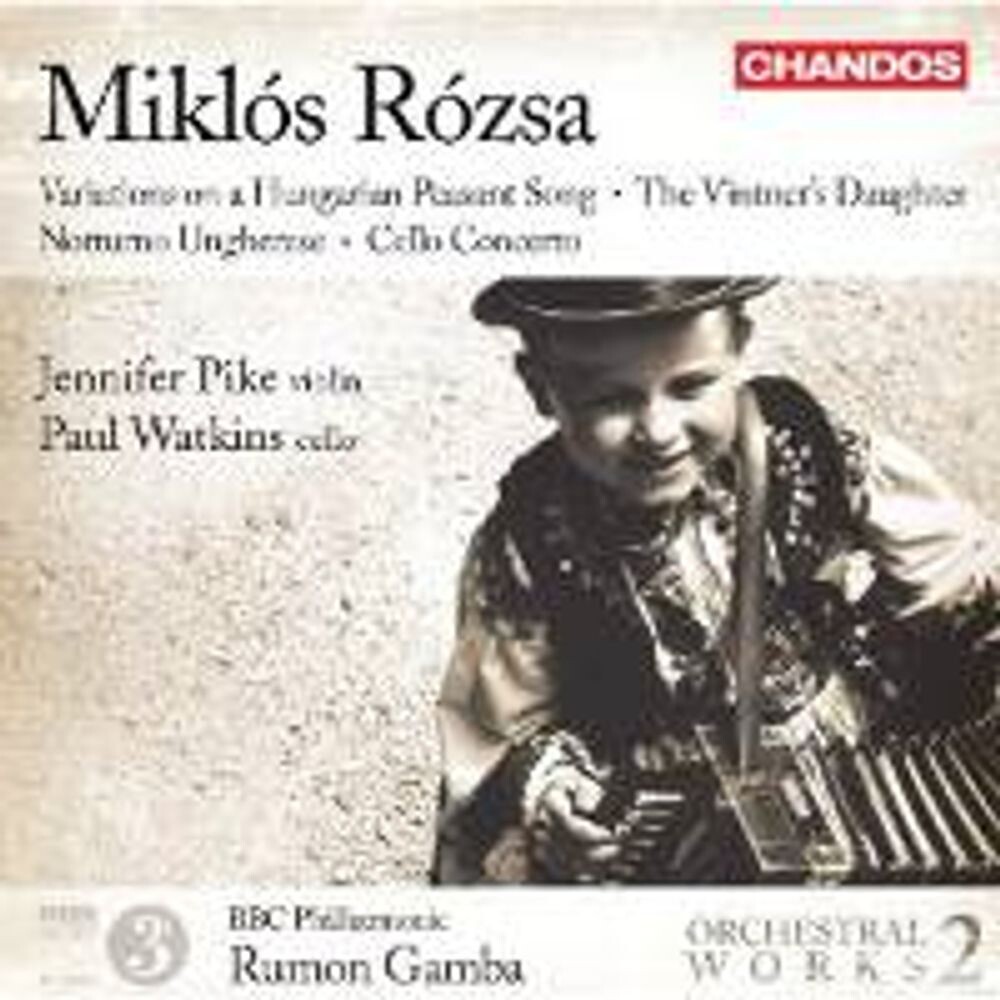 Диск CD Rozsa:Orchestral Works Vol.2 - Gamba
Диск CD Rozsa:Orchestral Works Vol.2 - Gamba