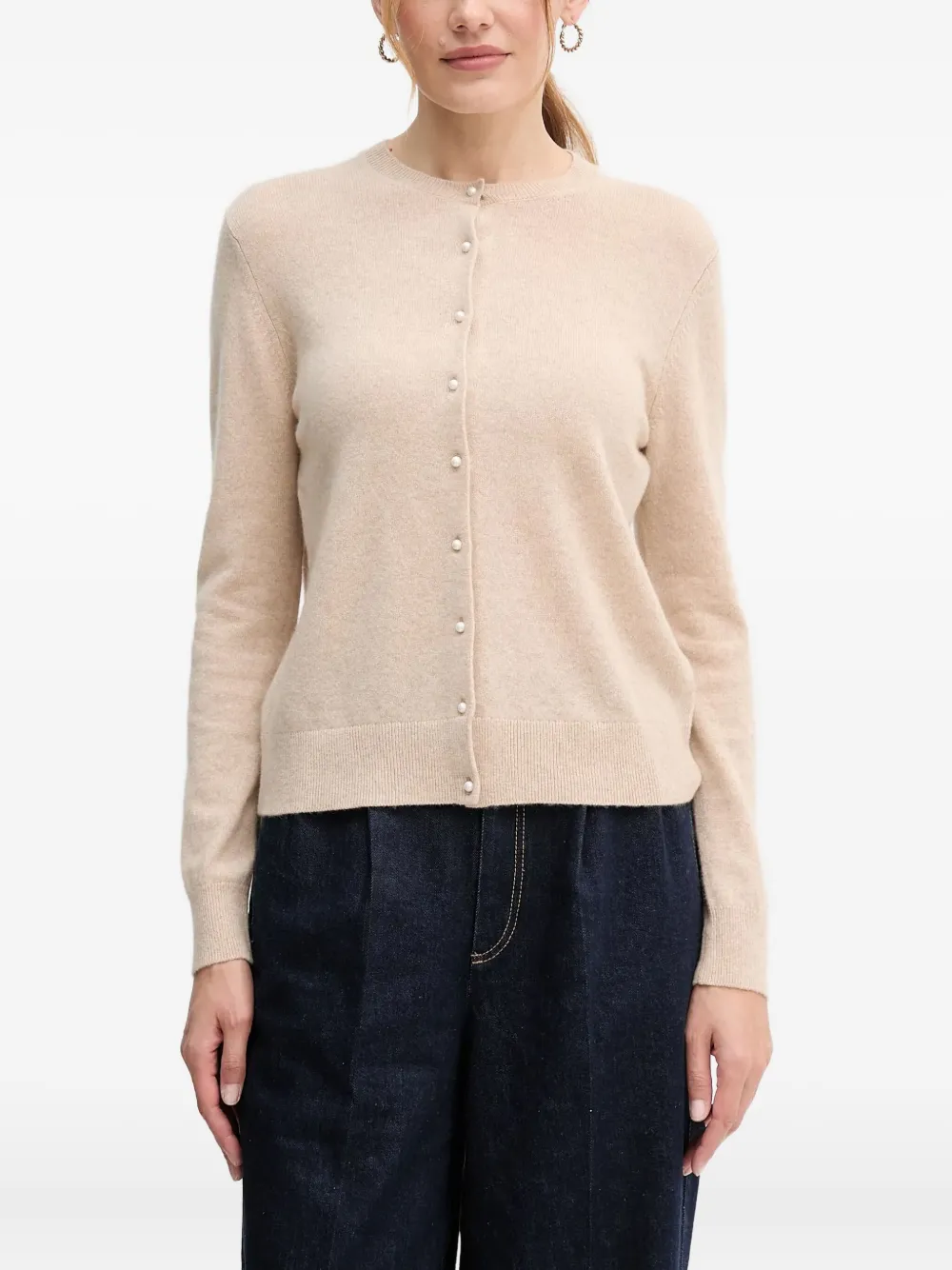 Кашемировый кардиган Benetton, бежевый
Кашемировый кардиган Benetton, бежевый