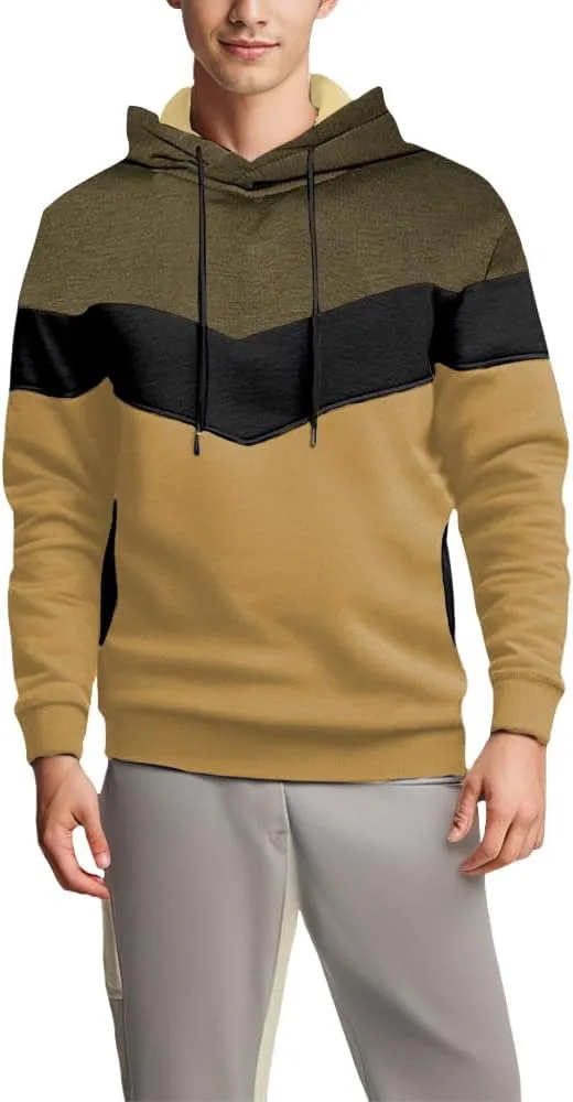 Мужской худи с цветными блоками casual длинный рукав спортивный пуловер Zhyaj
Мужской худи с цветными блоками casual длинный рукав спортивный пуловер Zhyaj