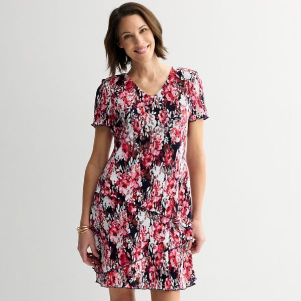 Женское плиссированное платье с короткими рукавами и ярусами BODRE Studio Connection, цвет fuschia
Женское плиссированное платье с короткими рукавами и ярусами BODRE Studio Connection, цвет fuschia