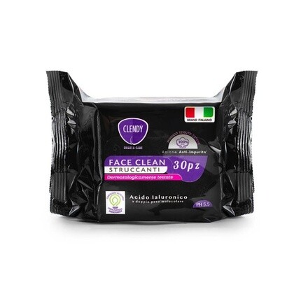 Face Clean 30 очищающих салфеток, Clendy
Face Clean 30 очищающих салфеток, Clendy