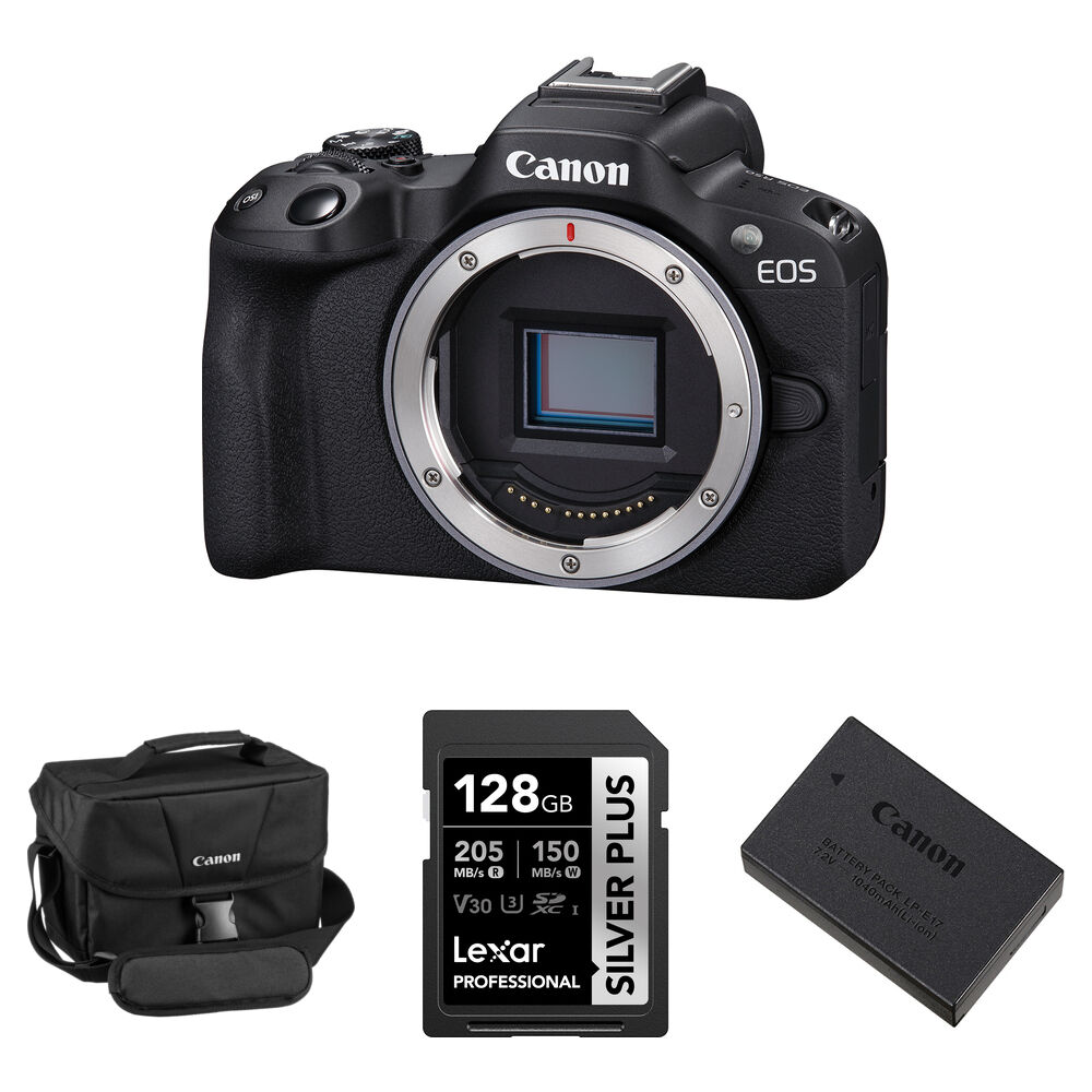 Беззеркальная камера Canon EOS R50 Mirrorless Camera with Essentials+ Kit (Black)
Беззеркальная камера Canon EOS R50 Mirrorless Camera with Essentials+ Kit (Black)