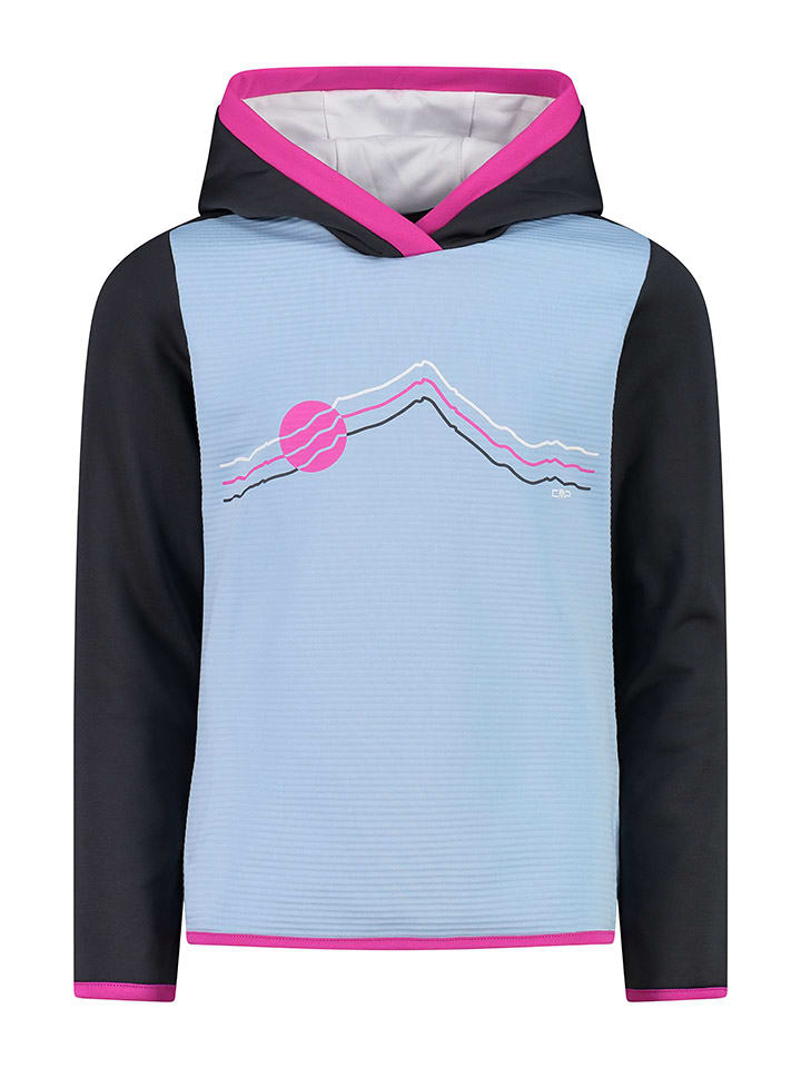 CMP Функциональная толстовка светло-голубого/черного цвета
CMP Функциональная толстовка светло-голубого/черного цвета