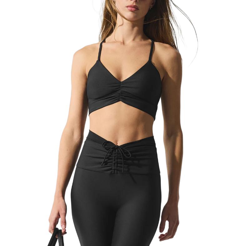 Женский бюстгальтер Alo Yoga, черный
Женский бюстгальтер Alo Yoga, черный