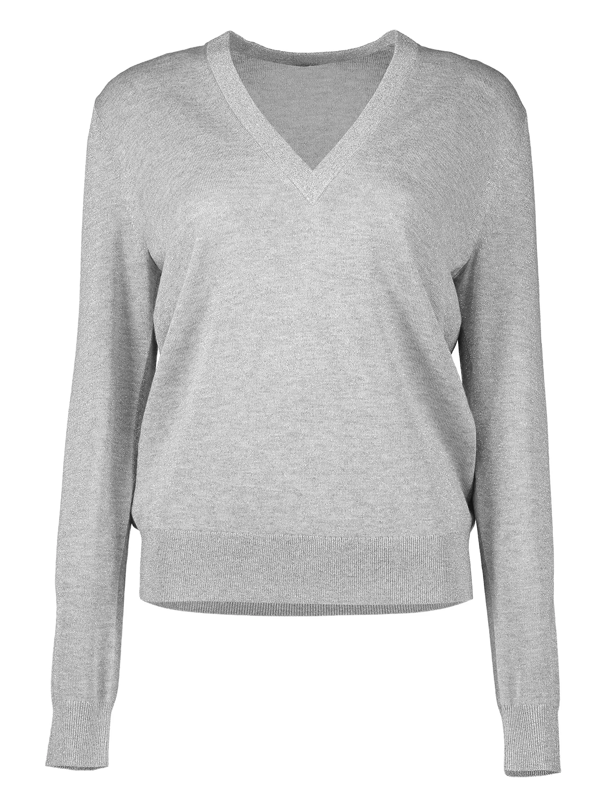 Свитер с V-образным вырезом Michael Kors Collection, серый
Свитер с V-образным вырезом Michael Kors Collection, серый