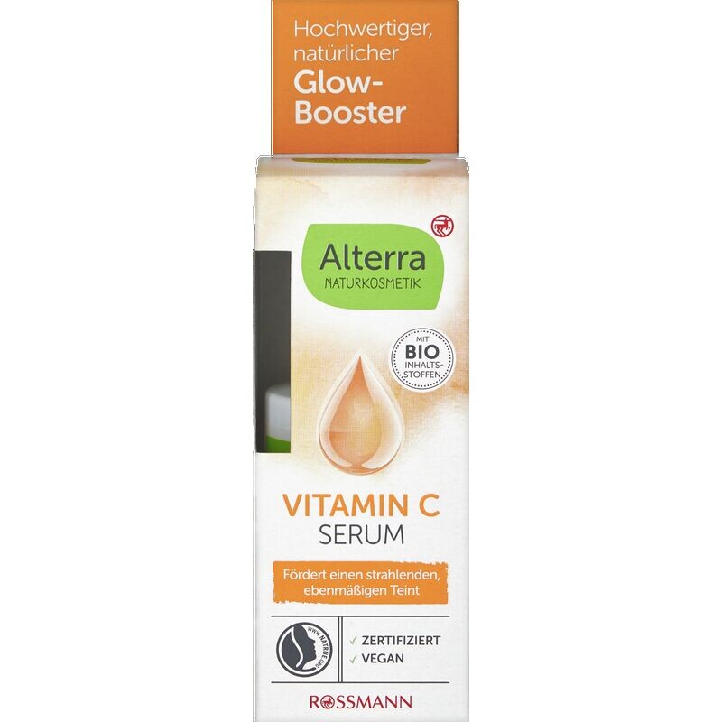 Сыворотка с витамином С Alterra NATURKOSMETIK, 30 ml
Сыворотка с витамином С Alterra NATURKOSMETIK, 30 ml