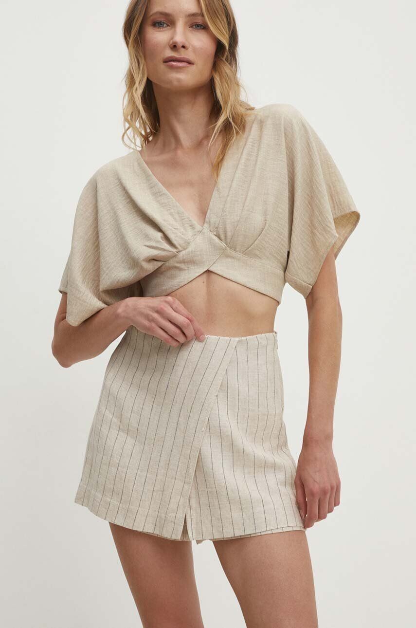 Юбка-брюки Answear Lab, бежевый
Юбка-брюки Answear Lab, бежевый