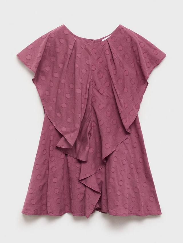 Детское платье Sol с рюшами и текстурой в горошек Mango, Medium Purple
Детское платье Sol с рюшами и текстурой в горошек Mango, Medium Purple