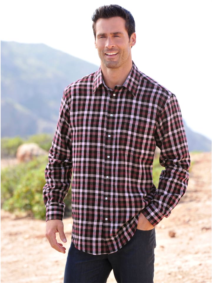 Рубашка с длинными рукавами в бордовую клетку WITT WEIDEN
Рубашка с длинными рукавами в бордовую клетку WITT WEIDEN