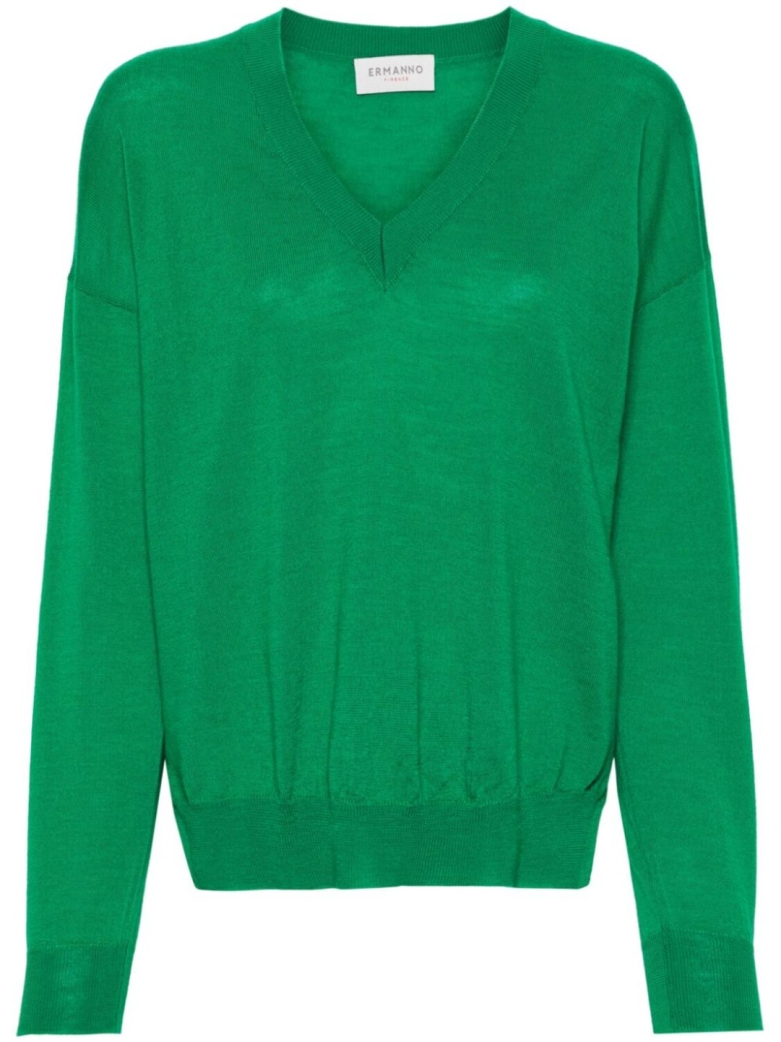 ERMANNO FIRENZE шерстяной джемпер с V-образным вырезом, зеленый
ERMANNO FIRENZE шерстяной джемпер с V-образным вырезом, зеленый